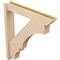 Ekena Millwork 6-in W x 34-in D x 38-in H Balboa Slat Rough Cedar Woodgrain TimberThane Outlooker, Primed Tan OUTUR060X34X38BOA24RCPR - alternate 6